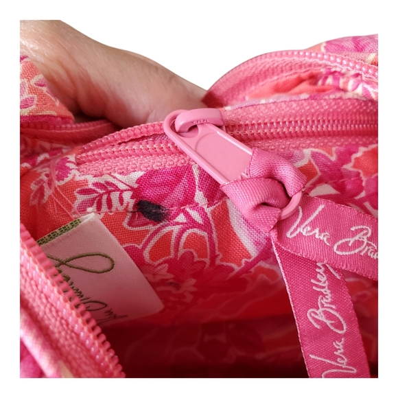 Vera Bradley Hope toile 2pc set coral paisley shoulder cottogecore bag - Picture 7 of 10